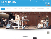 Tablet Screenshot of genibarry.com